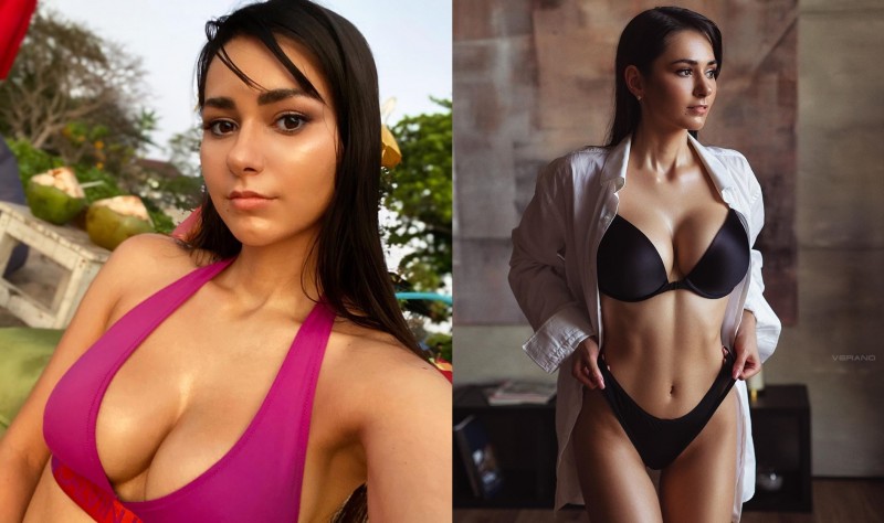 戰鬥民族94狂！俄羅斯巨乳大隻馬「Helga Lovekaty」小麥色肌性感誘人　神之BODY無誤