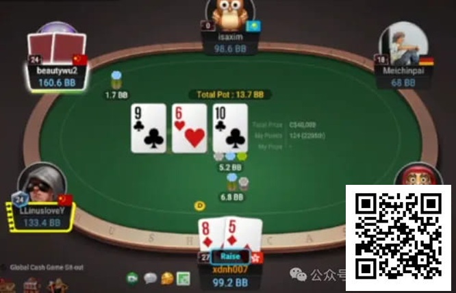 【EV撲克】牌局分析：知道你肯定会bluff，所以让你免费买花