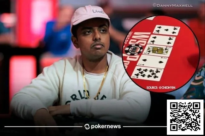 【EV撲克】明明击中后门同花，却被顺子淘汰出局！WSOPC主赛引争议